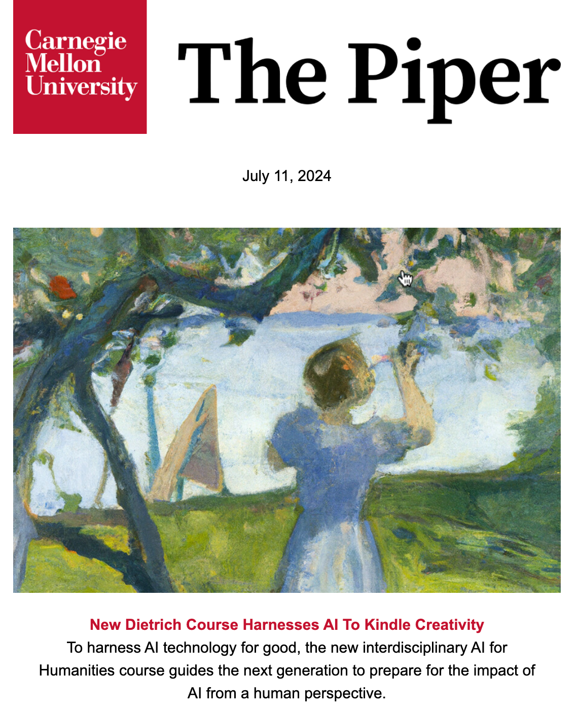 The Piper feature about AI for Humanities